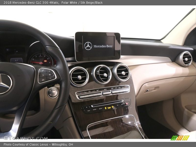 Polar White / Silk Beige/Black 2018 Mercedes-Benz GLC 300 4Matic
