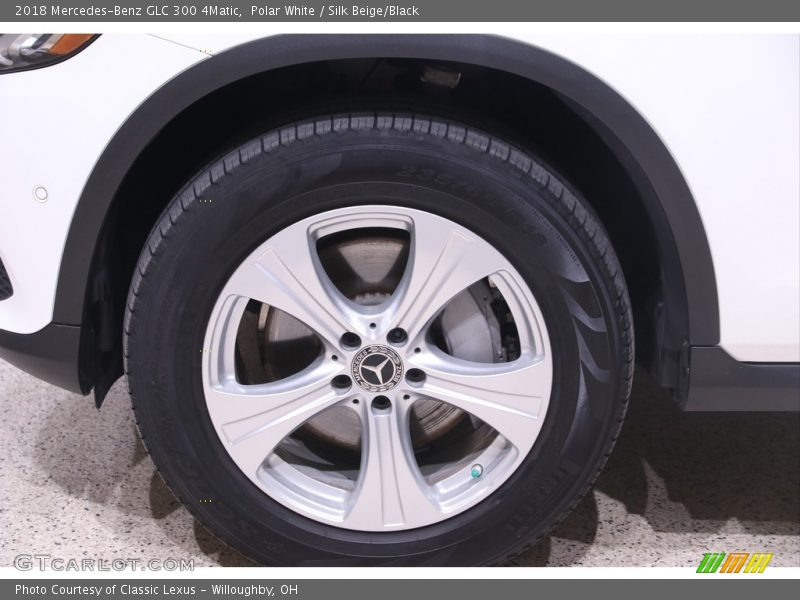 Polar White / Silk Beige/Black 2018 Mercedes-Benz GLC 300 4Matic