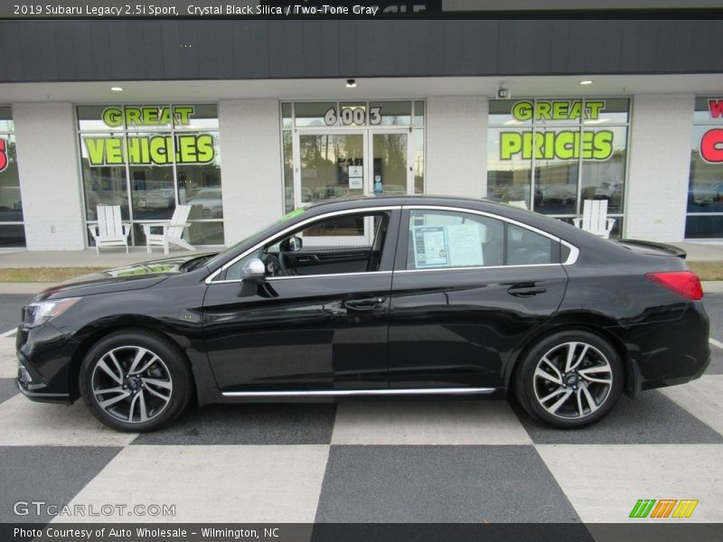 Crystal Black Silica / Two-Tone Gray 2019 Subaru Legacy 2.5i Sport