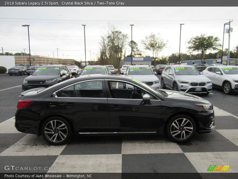 Crystal Black Silica / Two-Tone Gray 2019 Subaru Legacy 2.5i Sport