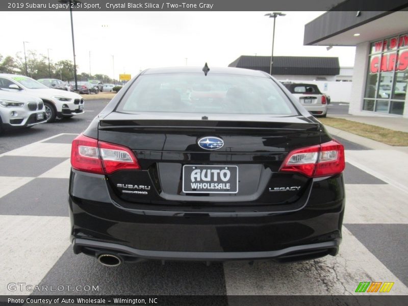 Crystal Black Silica / Two-Tone Gray 2019 Subaru Legacy 2.5i Sport