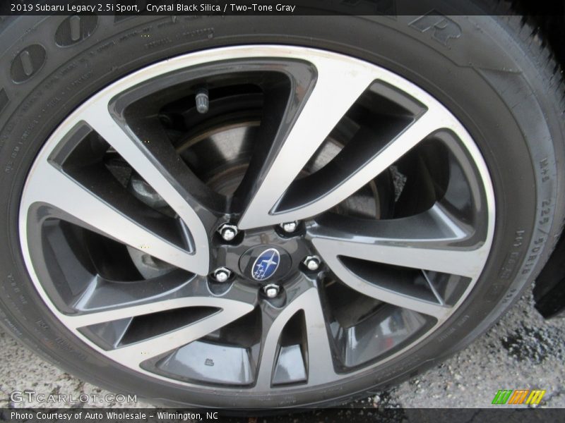 Crystal Black Silica / Two-Tone Gray 2019 Subaru Legacy 2.5i Sport