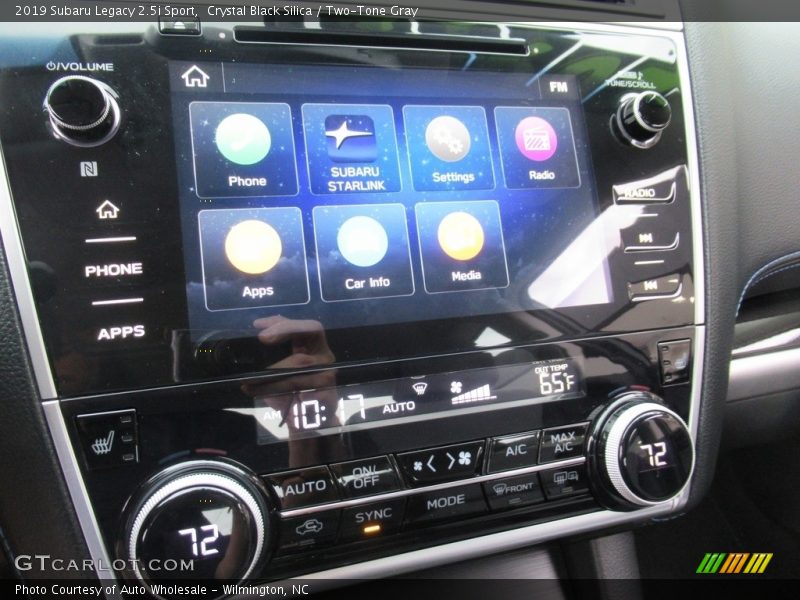 Crystal Black Silica / Two-Tone Gray 2019 Subaru Legacy 2.5i Sport