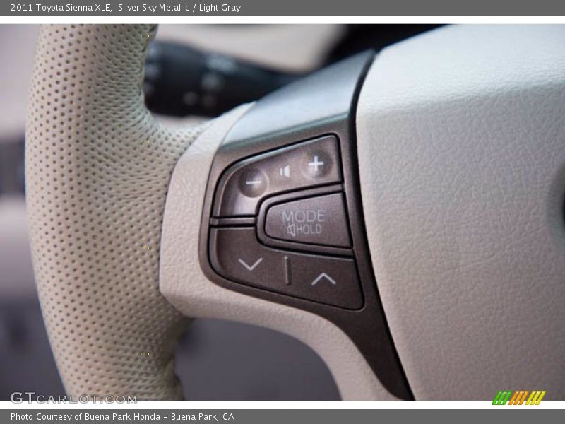 Silver Sky Metallic / Light Gray 2011 Toyota Sienna XLE