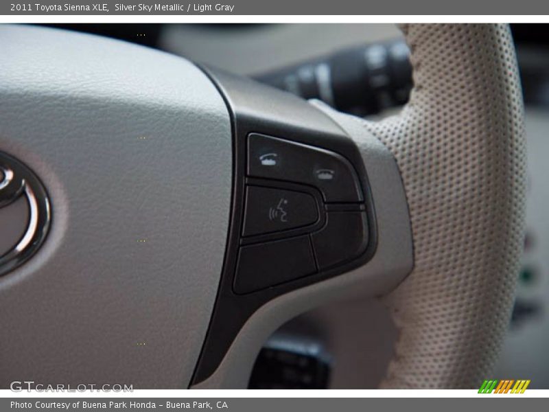 Silver Sky Metallic / Light Gray 2011 Toyota Sienna XLE