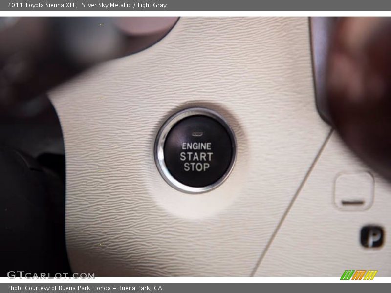 Silver Sky Metallic / Light Gray 2011 Toyota Sienna XLE