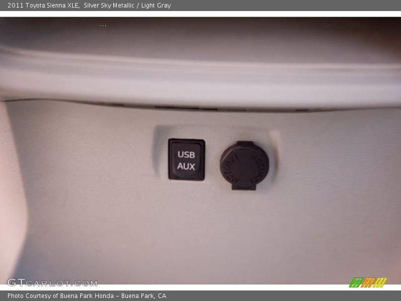 Silver Sky Metallic / Light Gray 2011 Toyota Sienna XLE