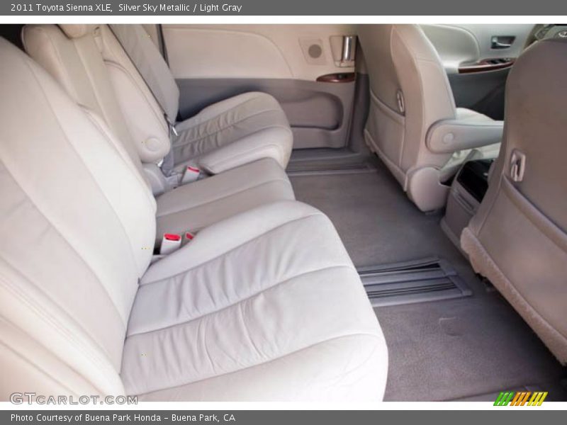 Silver Sky Metallic / Light Gray 2011 Toyota Sienna XLE