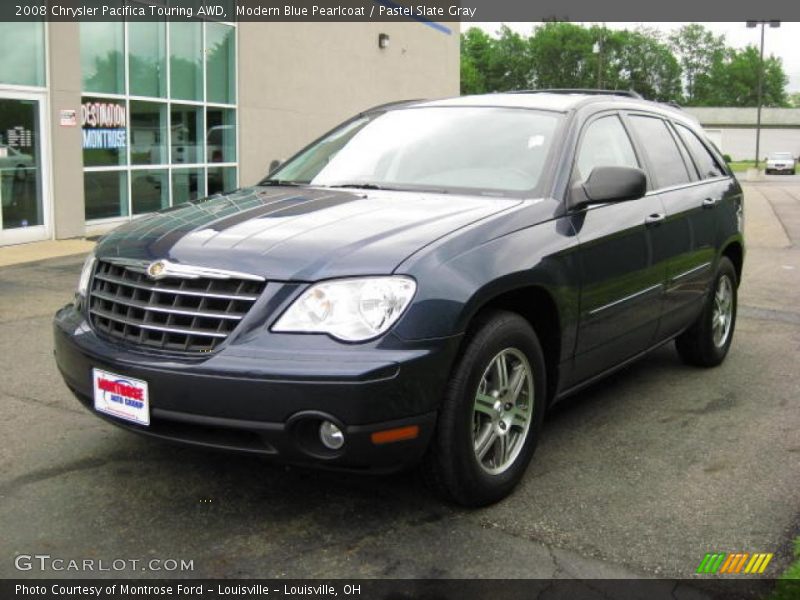 Modern Blue Pearlcoat / Pastel Slate Gray 2008 Chrysler Pacifica Touring AWD