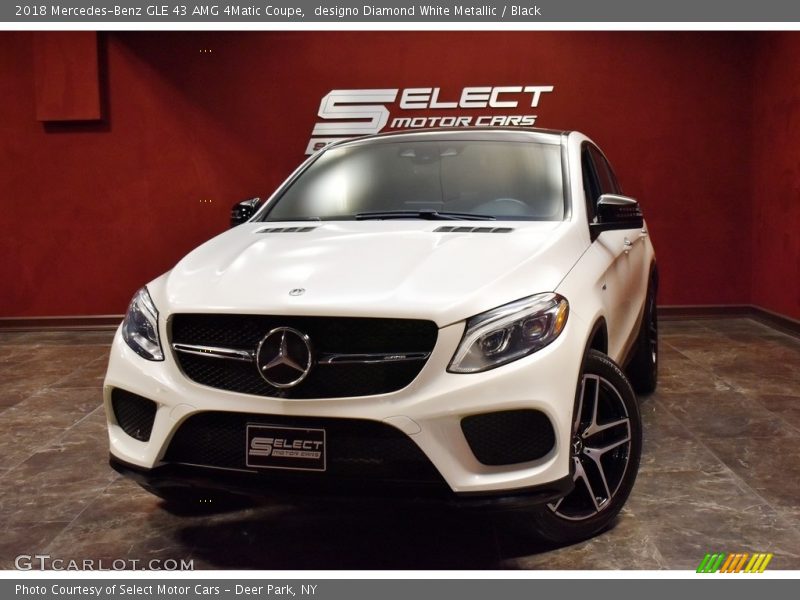 designo Diamond White Metallic / Black 2018 Mercedes-Benz GLE 43 AMG 4Matic Coupe