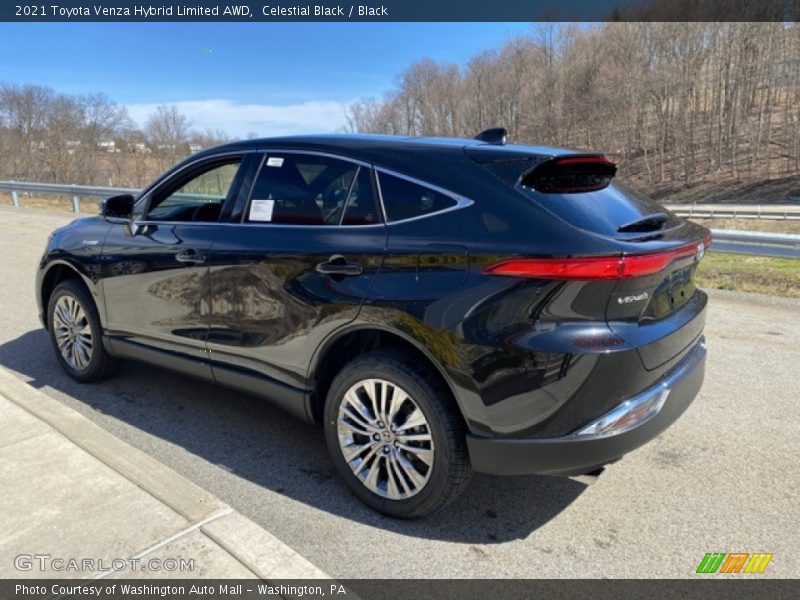 Celestial Black / Black 2021 Toyota Venza Hybrid Limited AWD