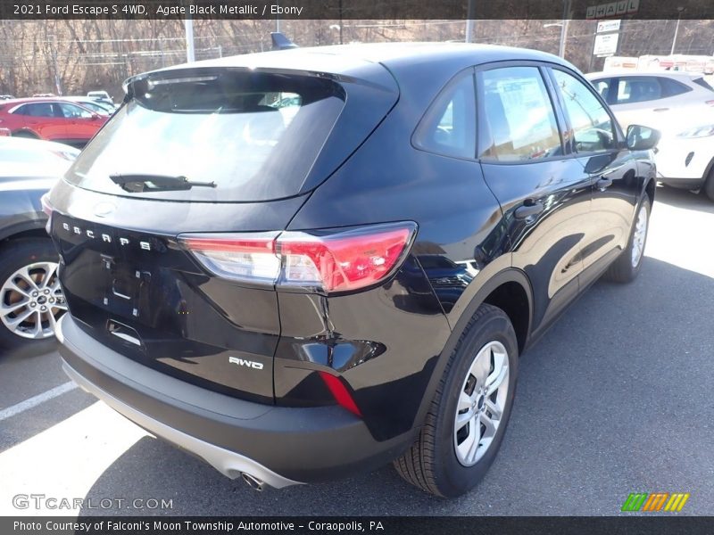Agate Black Metallic / Ebony 2021 Ford Escape S 4WD