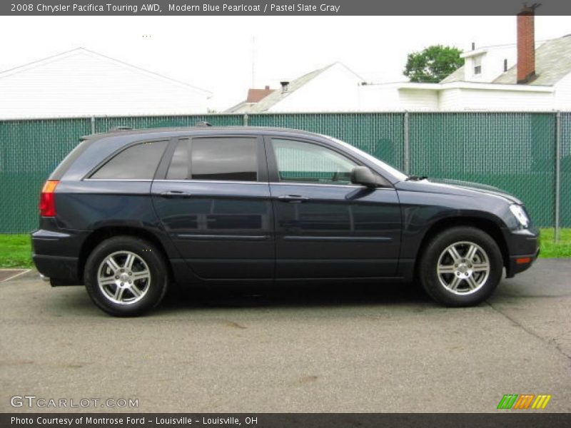 Modern Blue Pearlcoat / Pastel Slate Gray 2008 Chrysler Pacifica Touring AWD
