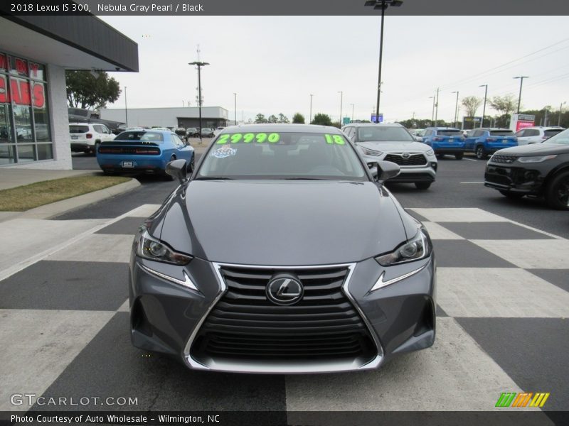 Nebula Gray Pearl / Black 2018 Lexus IS 300