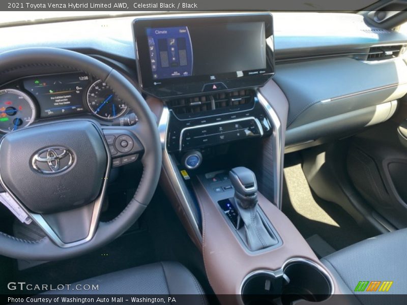 Celestial Black / Black 2021 Toyota Venza Hybrid Limited AWD