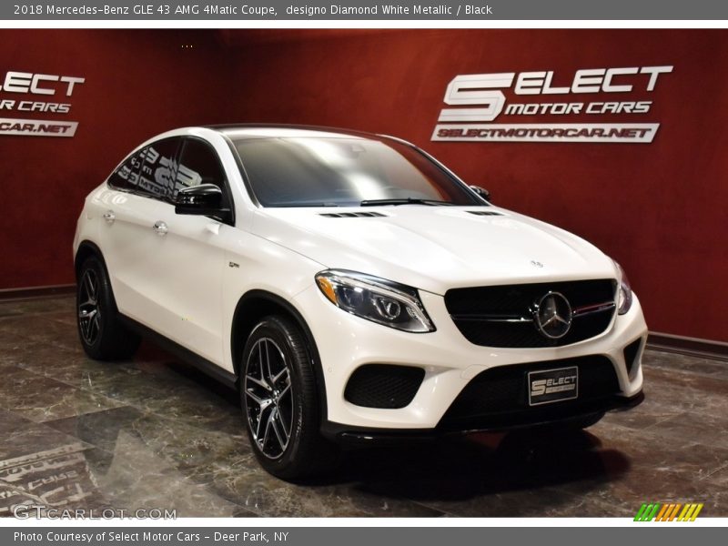 designo Diamond White Metallic / Black 2018 Mercedes-Benz GLE 43 AMG 4Matic Coupe