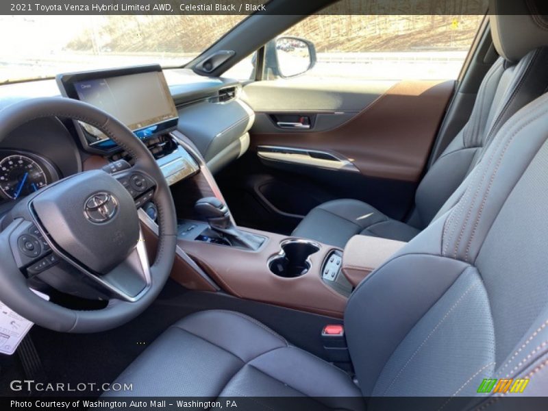 Celestial Black / Black 2021 Toyota Venza Hybrid Limited AWD