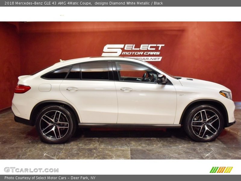 designo Diamond White Metallic / Black 2018 Mercedes-Benz GLE 43 AMG 4Matic Coupe