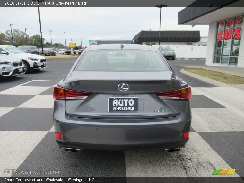 Nebula Gray Pearl / Black 2018 Lexus IS 300