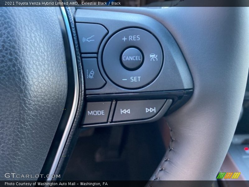 Celestial Black / Black 2021 Toyota Venza Hybrid Limited AWD