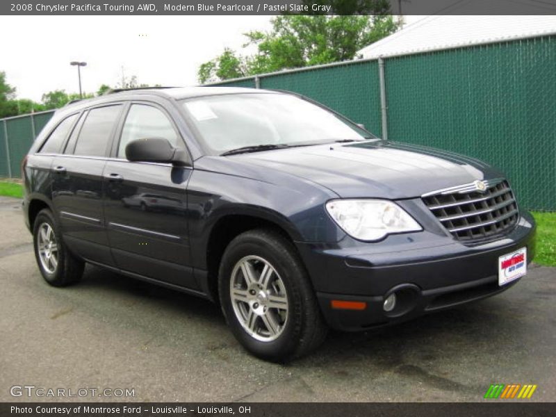 Modern Blue Pearlcoat / Pastel Slate Gray 2008 Chrysler Pacifica Touring AWD