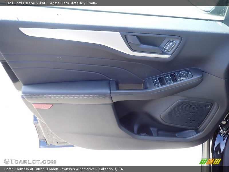 Agate Black Metallic / Ebony 2021 Ford Escape S 4WD
