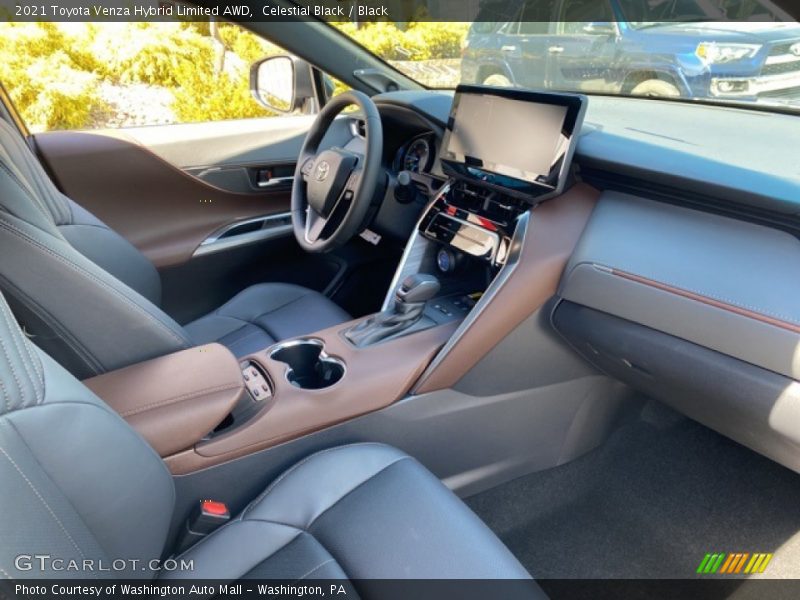 Celestial Black / Black 2021 Toyota Venza Hybrid Limited AWD