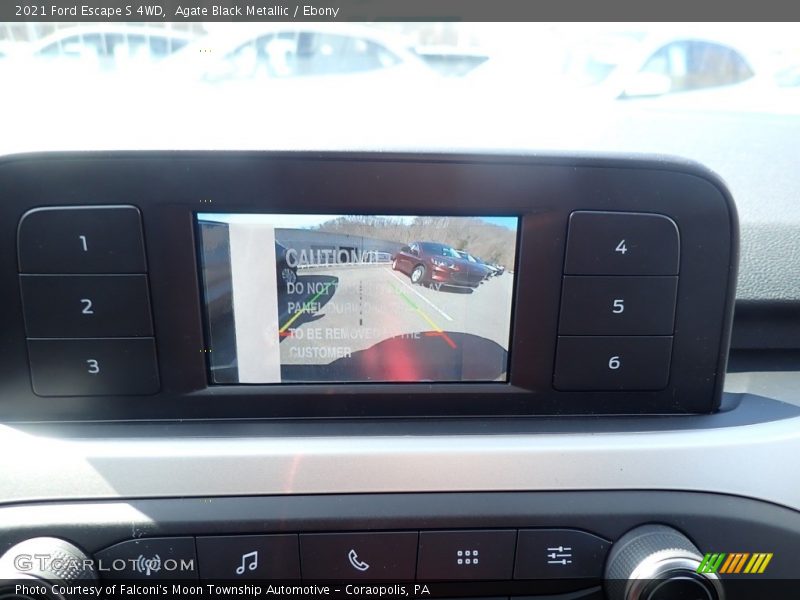 Agate Black Metallic / Ebony 2021 Ford Escape S 4WD