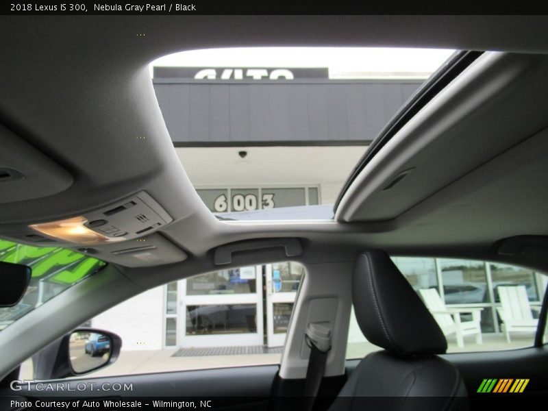 Nebula Gray Pearl / Black 2018 Lexus IS 300