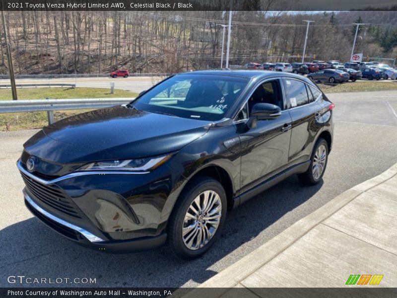 Celestial Black / Black 2021 Toyota Venza Hybrid Limited AWD