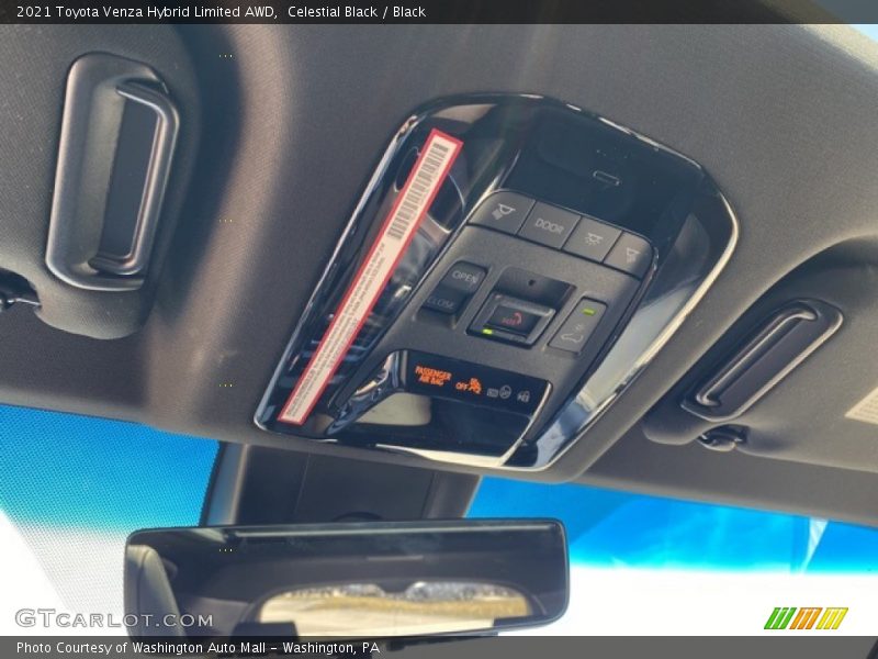 Celestial Black / Black 2021 Toyota Venza Hybrid Limited AWD