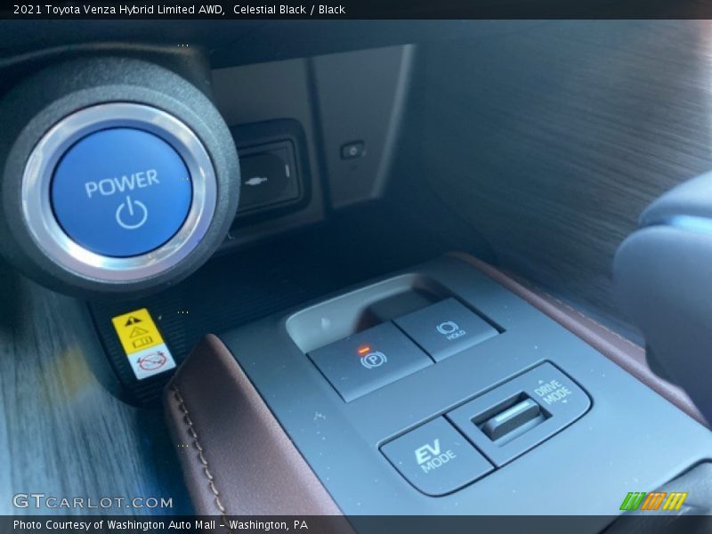 Celestial Black / Black 2021 Toyota Venza Hybrid Limited AWD