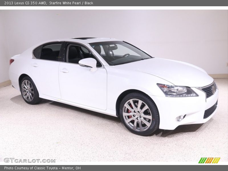 Starfire White Pearl / Black 2013 Lexus GS 350 AWD