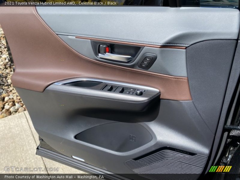Celestial Black / Black 2021 Toyota Venza Hybrid Limited AWD