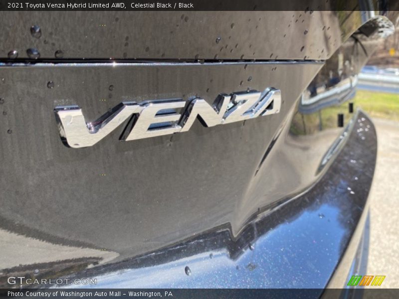 Celestial Black / Black 2021 Toyota Venza Hybrid Limited AWD
