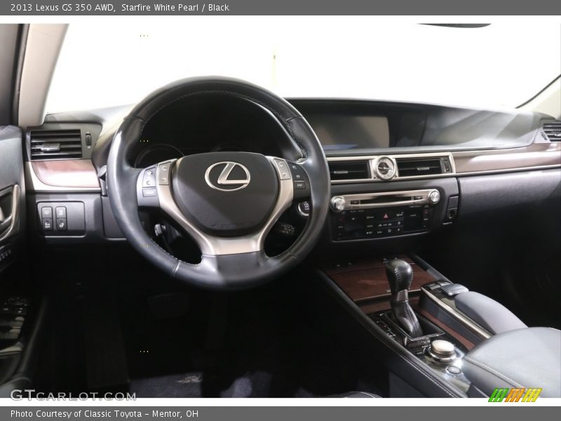 Starfire White Pearl / Black 2013 Lexus GS 350 AWD