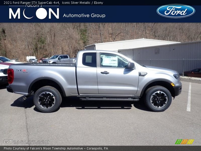 Iconic Silver Metallic / Ebony 2021 Ford Ranger STX SuperCab 4x4