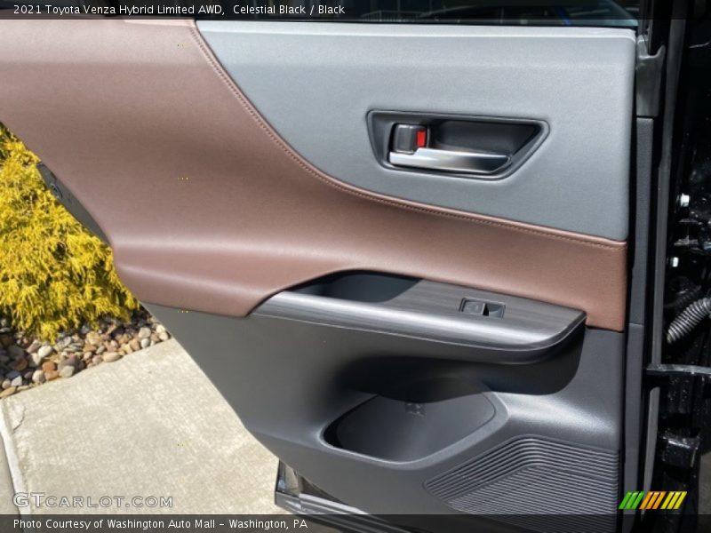 Celestial Black / Black 2021 Toyota Venza Hybrid Limited AWD