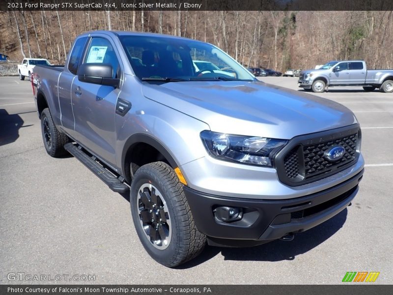 Iconic Silver Metallic / Ebony 2021 Ford Ranger STX SuperCab 4x4