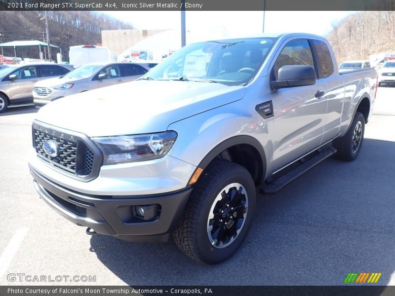 Iconic Silver Metallic / Ebony 2021 Ford Ranger STX SuperCab 4x4