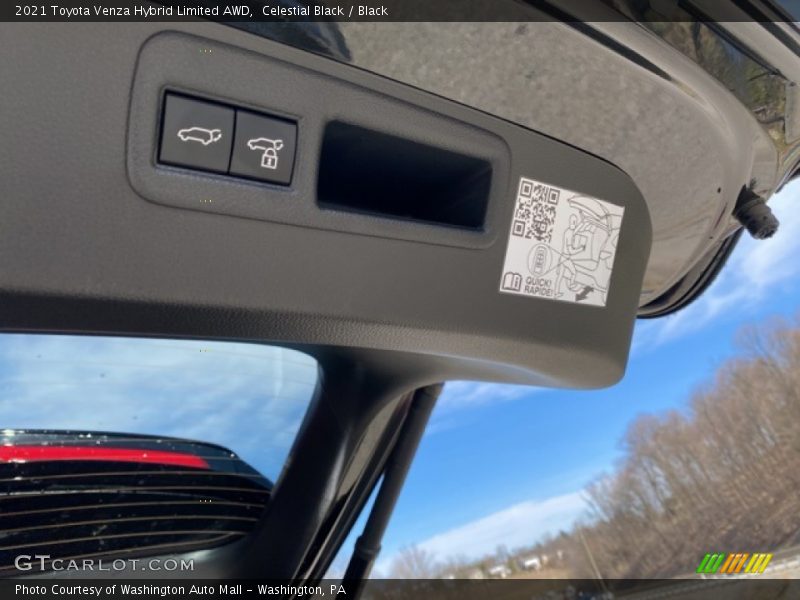 Celestial Black / Black 2021 Toyota Venza Hybrid Limited AWD