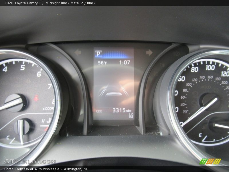 Midnight Black Metallic / Black 2020 Toyota Camry SE