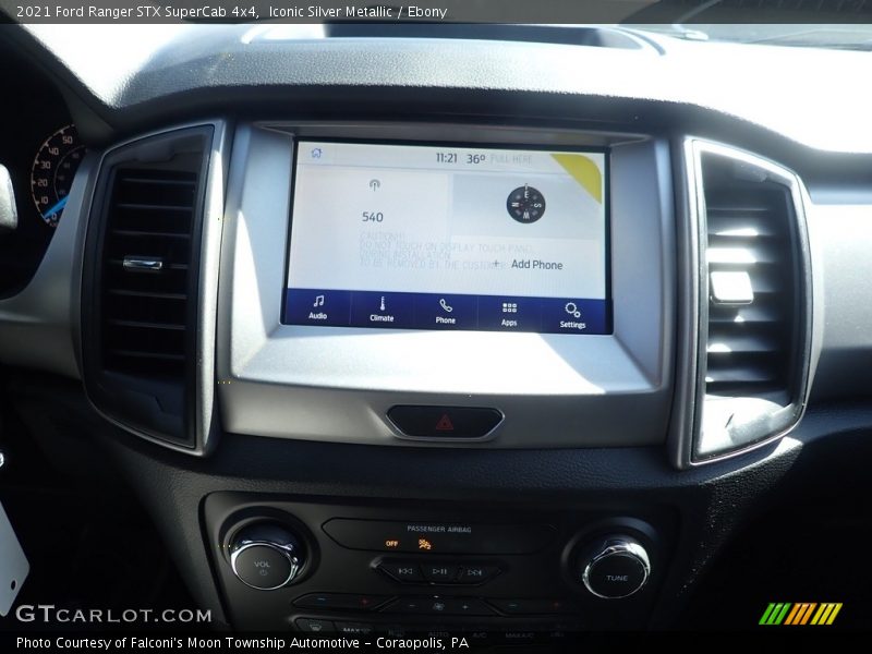 Iconic Silver Metallic / Ebony 2021 Ford Ranger STX SuperCab 4x4