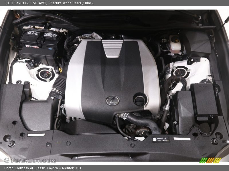 Starfire White Pearl / Black 2013 Lexus GS 350 AWD