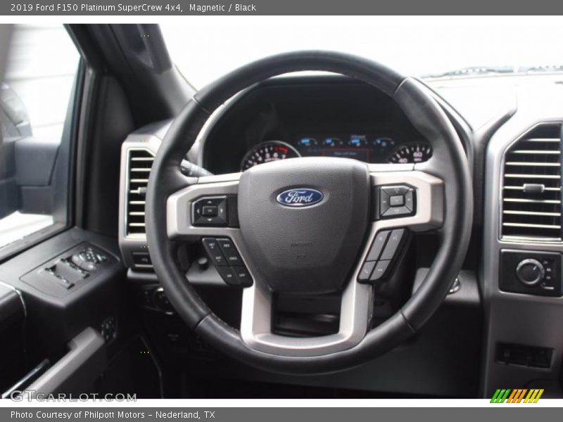 Magnetic / Black 2019 Ford F150 Platinum SuperCrew 4x4