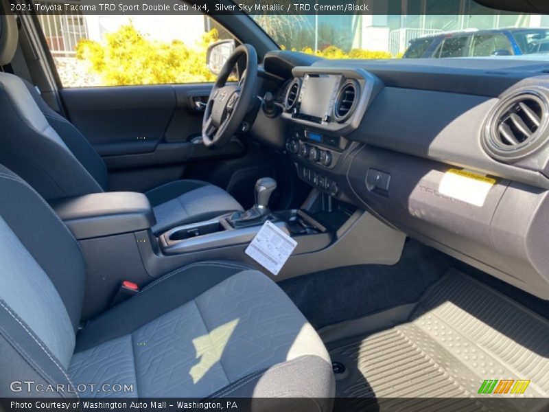 Silver Sky Metallic / TRD Cement/Black 2021 Toyota Tacoma TRD Sport Double Cab 4x4