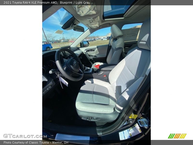 Blueprint / Light Gray 2021 Toyota RAV4 XLE Premium AWD