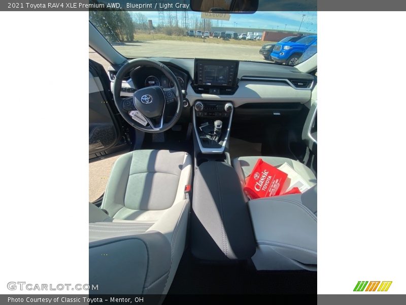Blueprint / Light Gray 2021 Toyota RAV4 XLE Premium AWD