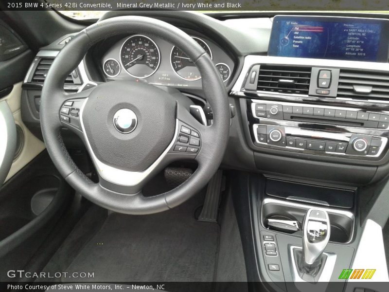 Dashboard of 2015 4 Series 428i Convertible