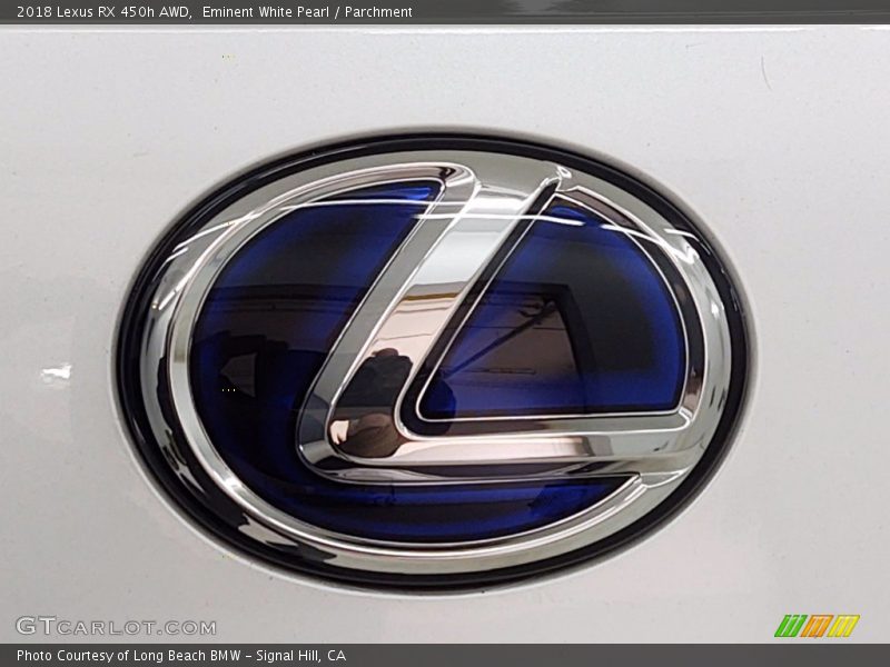 Eminent White Pearl / Parchment 2018 Lexus RX 450h AWD